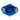 Open blue Speedo mesh bag with drawstring closure, showing interior compartments and breathable mesh sides.