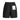 Black Speedo Wavechasers 2.0 men's watershorts with a white back pocket featuring the Speedo logo.