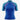 Speedo women's short-sleeve rashguard in royal blue with light blue sleeves and pink mesh accents.