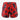 Speedo women's 12" watershorts in red camouflage print, 100% polyester with wide elastic waistband.