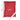 Red Speedo XL Team Mesh Bag with white logo and stripe, black drawstring closure, 72x55cm.