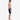 Man in Speedo YD Check Leisure 16" Watershorts with blue plaid pattern and drawstring waist.