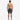 Men's Speedo 18" Watershort in a dark gray plaid print, featuring a drawstring waist.