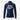 Speedo youth girl's navy long-sleeve rashguard with teal accents and a pink watermelon graphic.