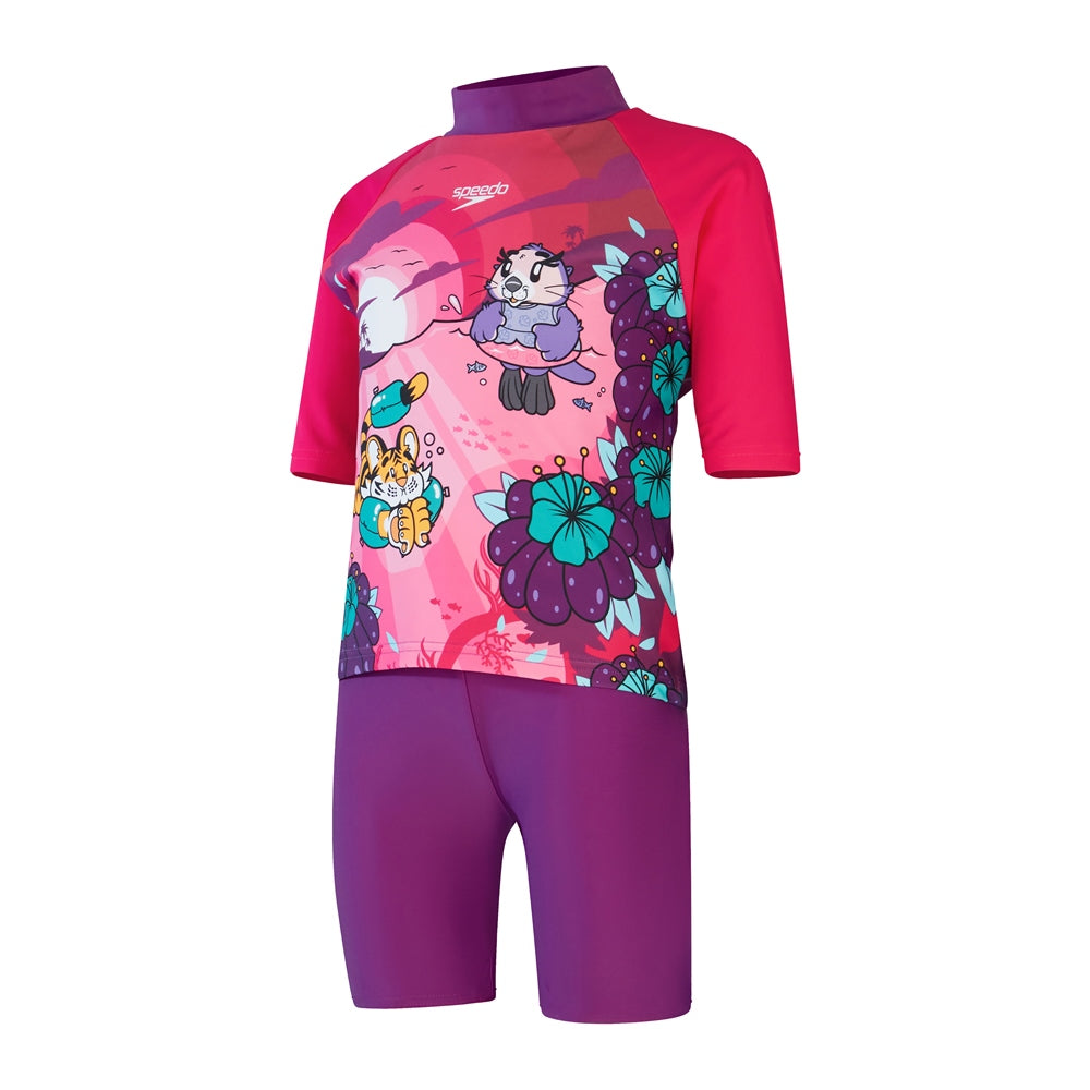 SPEEDO LEARN TO SWIM SUN PROTECTION SET - TOTS GIRLS