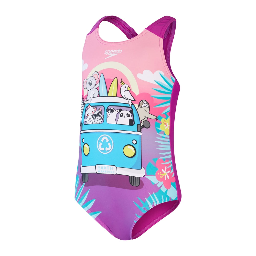 SPEEDO DIGITAL PRINTED SWIMSUIT - TOTS GIRLS