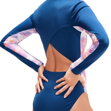 Load image into Gallery viewer, SPEEDO LONG SLEEVE PANEL SWIMSUIT
