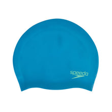 Load image into Gallery viewer, SPEEDO PLAIN MOULDED SILICONE JUNIOR SWIMCAP
