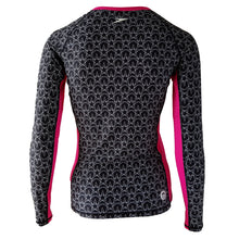 Load image into Gallery viewer, SPEEDO PERFORMANCE FEMALE ZIP FRONT RASHGUARD LONG SLEEVES
