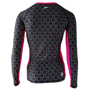 SPEEDO PERFORMANCE FEMALE ZIP FRONT RASHGUARD LONG SLEEVES