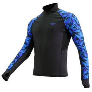 SPEEDO MALE DELUXE LONG SLEEVES BREATHABLE WATER ACTIVITY TOP