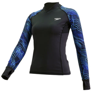 SPEEDO FEMALE DELUXE LONG SLEEVES BREATHABLE WATER ACTIVITY TOP